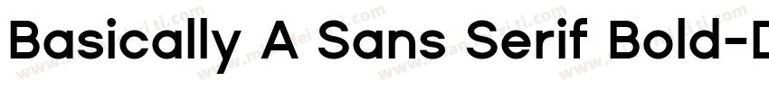 Basically A Sans Serif Bold字体转换